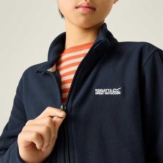 Regatta Kids' Full Zip Fleece Navy 