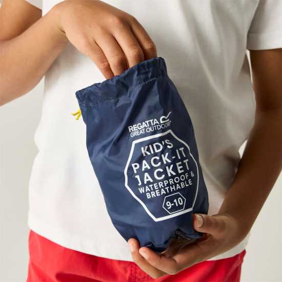Непромокаемо Яке Regatta Unisex Kids' Waterproof Jacket Midnight Непромокаемо Яке Regatta Unisex Kids' Waterproof Jacket Midnight