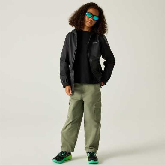 Непромокаемо Яке Regatta Unisex Kids' Waterproof Jacket Black Непромокаемо Яке Regatta Unisex Kids' Waterproof Jacket Black