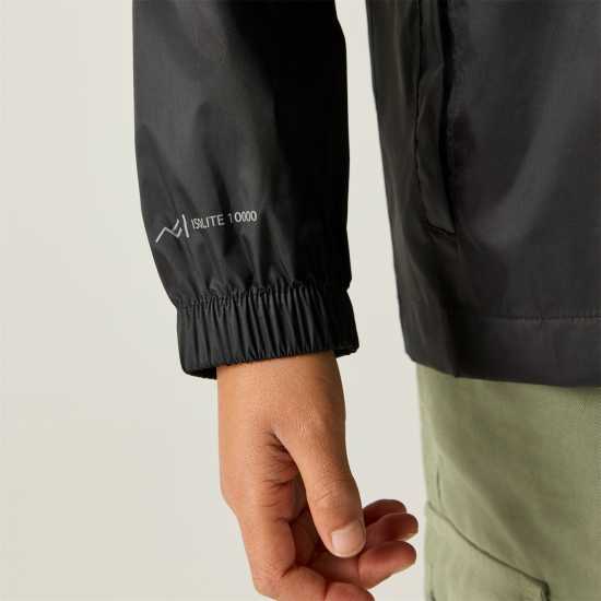 Непромокаемо Яке Regatta Unisex Kids' Waterproof Jacket Black Непромокаемо Яке Regatta Unisex Kids' Waterproof Jacket Black