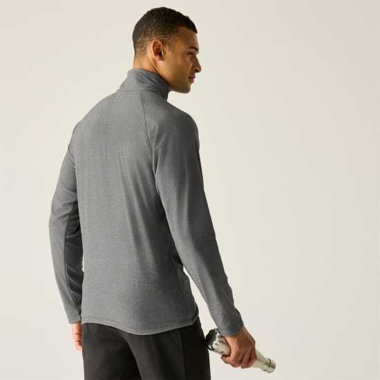 Regatta Men's Quarter Zip Fleece Light Steel 