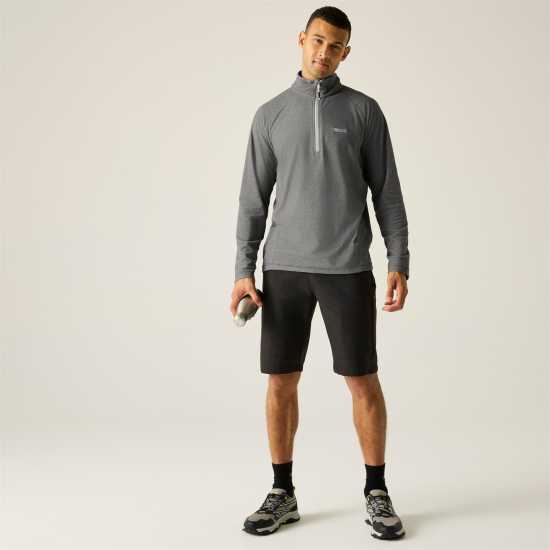Regatta Men's Quarter Zip Fleece Light Steel 