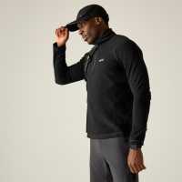 Regatta Men's Quarter Zip Fleece Black 