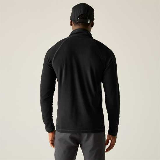 Regatta Men's Quarter Zip Fleece Black 