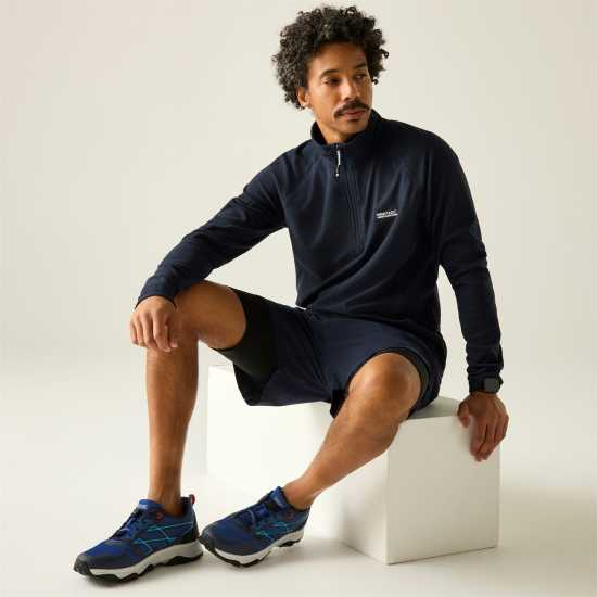 Regatta Men's Quarter Zip Fleece Navy 