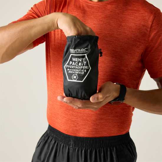 Regatta Men's Waterproof Trousers Black 