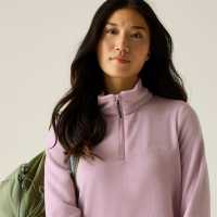 Regatta Women's 1/4 Zip Fleece Powder Lilac 
