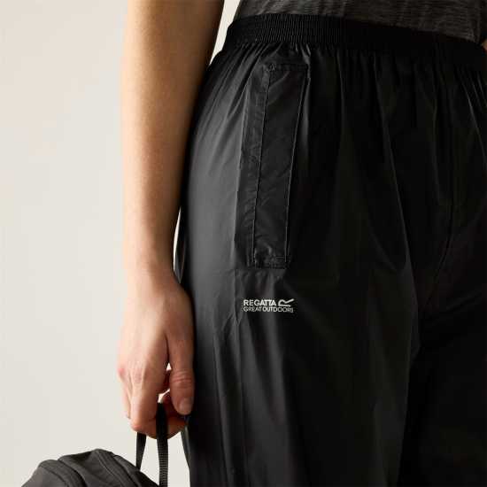 Regatta Women's Waterproof Trousers Black 