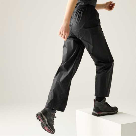 Regatta Women's Waterproof Trousers Black 