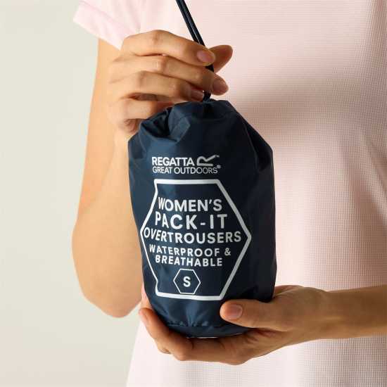 Regatta Women's Waterproof Trousers Midnight 