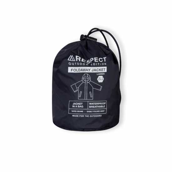 Непромокаемо Яке Women Packaway Waterproof Jacket With Zipped Pockets Navy  