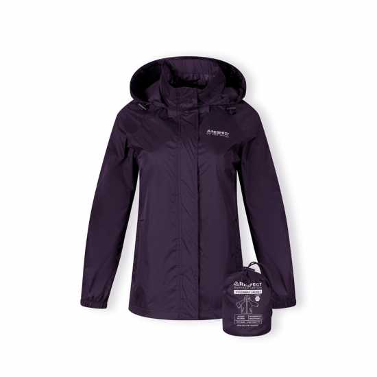 Непромокаемо Яке Minoti Minoti Women Packaway Waterproof Jacket Purple 36-48 Непромокаемо Яке Minoti Minoti Women Packaway Waterproof Jacket Purple 36-48