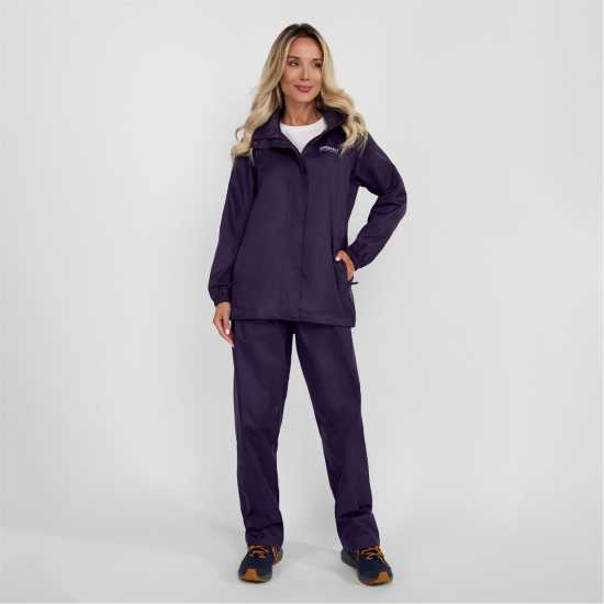 Непромокаемо Яке Minoti Minoti Women Packaway Waterproof Jacket Purple 36-48 Непромокаемо Яке Minoti Minoti Women Packaway Waterproof Jacket Purple 36-48