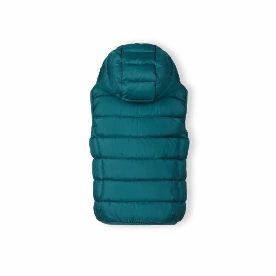 Ватирано Елече Minoti Boys Padded Gilet Detachable Hood Turquoise  