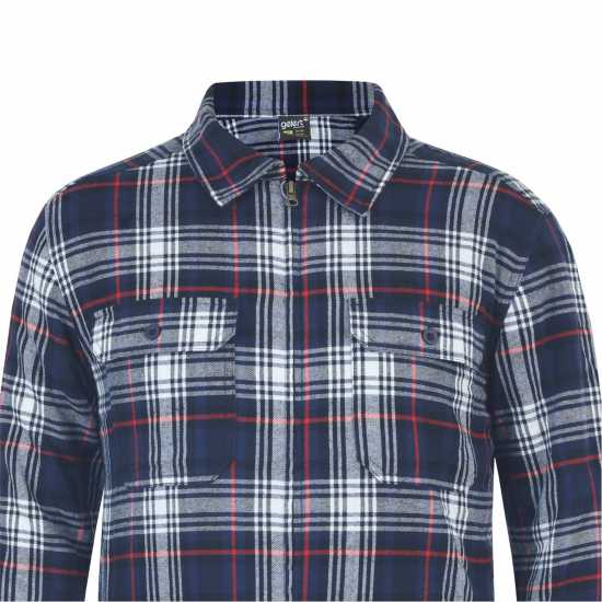 Gelert Мъжка Риза Long Sleeve Flannel Shirt Mens Морска синьо Мъжки ризи