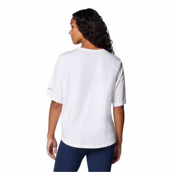 Дамски ризи и тениски Columbia Cascade T-Shirt Womens Бяло Columbia Cascade T-Shirt Womens Бяло Дамски ризи и тениски