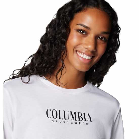 Дамски ризи и тениски Columbia Cascade T-Shirt Womens Бяло Columbia Cascade T-Shirt Womens Бяло Дамски ризи и тениски