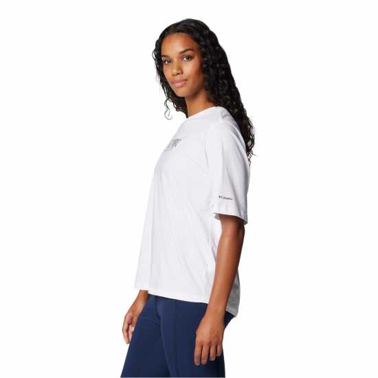 Дамски ризи и тениски Columbia Cascade T-Shirt Womens Бяло Columbia Cascade T-Shirt Womens Бяло Дамски ризи и тениски