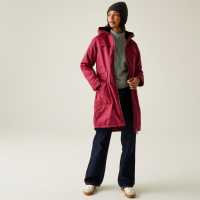 Regatta Womens Romine Ii Waterproof Hooded Long Sleeve Insulated Puffer Jacket Румба Червено (Черно) 