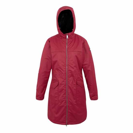 Regatta Womens Romine Ii Waterproof Hooded Long Sleeve Insulated Puffer Jacket Румба Червено (Черно) 