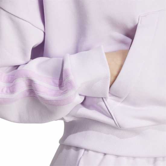 Adidas Essentials 3-Stripes Quarter-Zip Hoodie Womens  Дамски полар