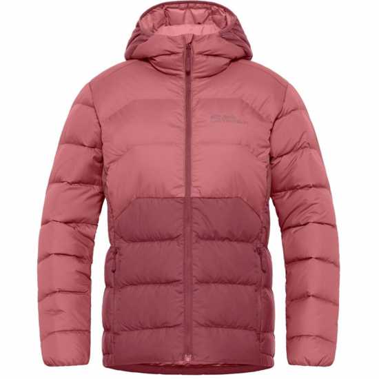 Jack Wolfskin Пухено Яке Jw Ather Down Jacket Червена Охра 