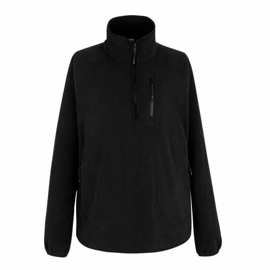 Frankie Quarter Zip Fleece Черно Frankie Quarter Zip Fleece Черно