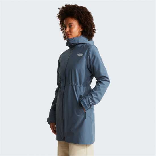 The North Face Womens Hikesteller Insulated Parka Granite Grey 