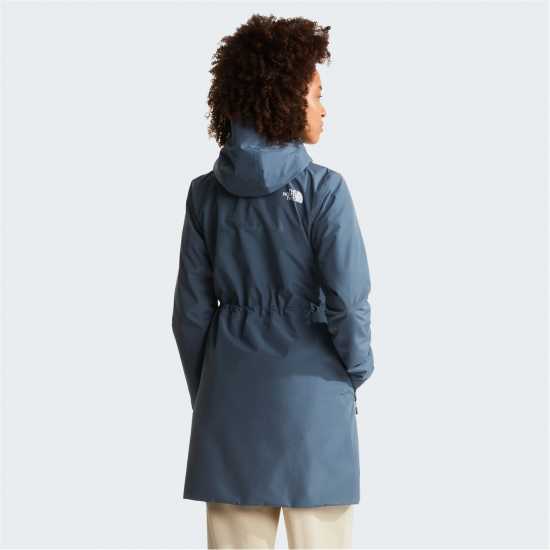 The North Face Womens Hikesteller Insulated Parka Granite Grey 