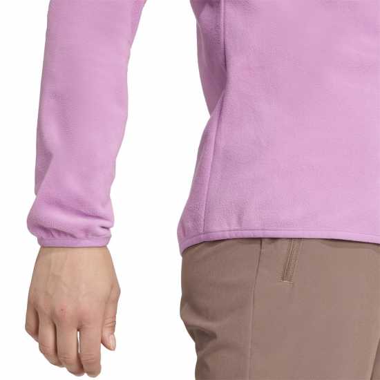 Adidas Дамско Яке Multi Essentials Half Zip Fleece Jacket Womens Лилаво 
