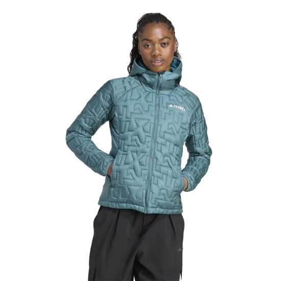 Adidas Дамско Яке С Качулка Terrex Xperior Primaloft Loose Fill Insulated Hooded Jacket Womens  