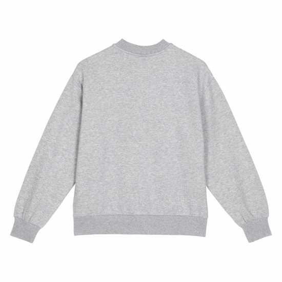 Umbro Quarter Zip Sweatshirt Womens Сив меланж/Бял Дамски полар