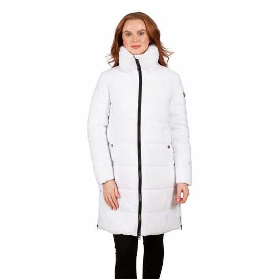 Дамски якета и палта Trespass Дамско Яке Faith Long Padded Jacket Womens Бяло Trespass Дамско Яке Faith Long Padded Jacket Womens Бяло Дамски якета и палта