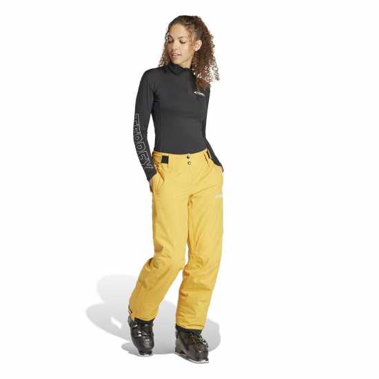 Adidas W Xpr 2L Ins P Waterproof Trouser Womens Жълто Дамско водонепромокаемо облекло