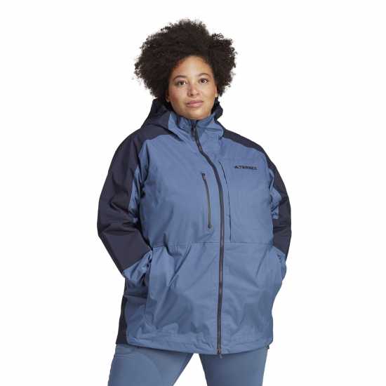 Adidas Terrex Xploric Rain.rdy Hiking Jacket (Plus Size) Womens Adidas Terrex Xploric Rain.rdy Hiking Jacket (Plus Size) Womens