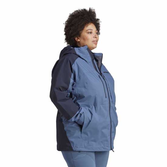 Adidas Terrex Xploric Rain.rdy Hiking Jacket (Plus Size) Womens Adidas Terrex Xploric Rain.rdy Hiking Jacket (Plus Size) Womens