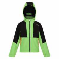 Шел Яке Regatta Kids' Haydenbury Softshell Jacket ЖасминЗел/Черн 
