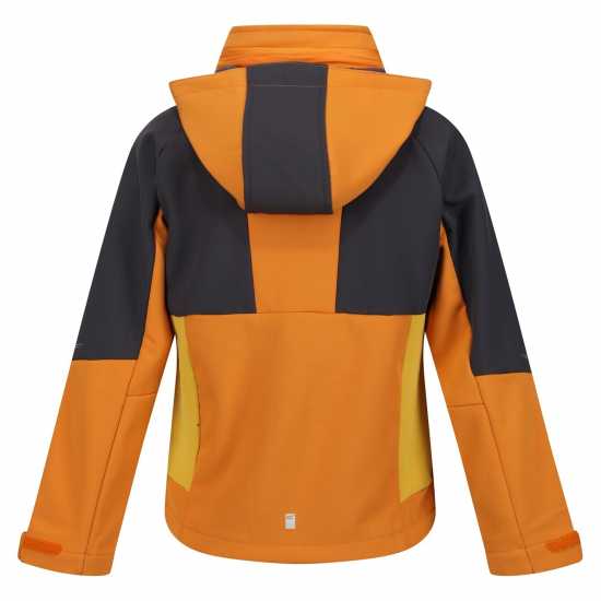 Шел Яке Regatta Kids' Haydenbury Softshell Jacket Оранжево/Светло сиво 