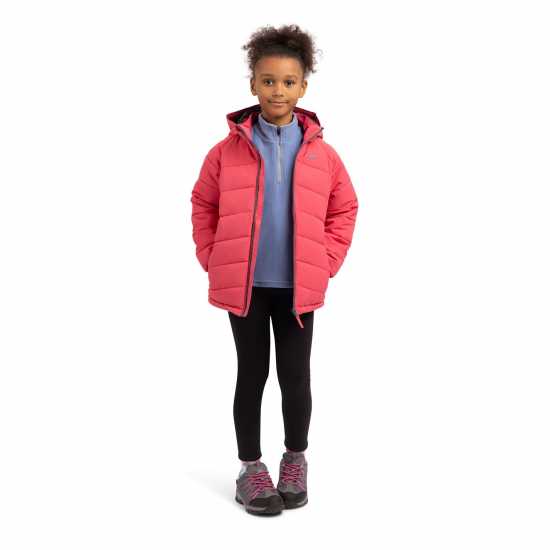 Trespass Ватирано Яке Amira Padded Jacket Childrens Strawberry Trespass Ватирано Яке Amira Padded Jacket Childrens Strawberry