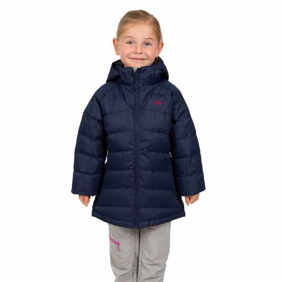 Trespass Ватирано Яке Amira Padded Jacket Childrens Морска синьо Trespass Ватирано Яке Amira Padded Jacket Childrens Морска синьо