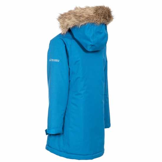 Trespass Fame Waterproof Parka Juniors Космическо синьо 