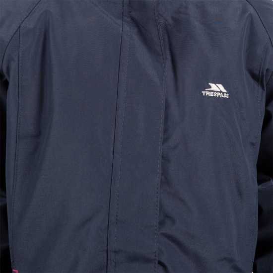 Trespass Fame Waterproof Parka Juniors Морска синьо 