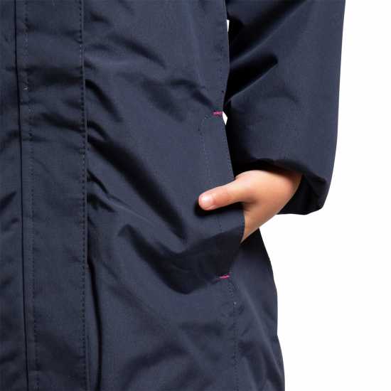 Trespass Fame Waterproof Parka Juniors Морска синьо 