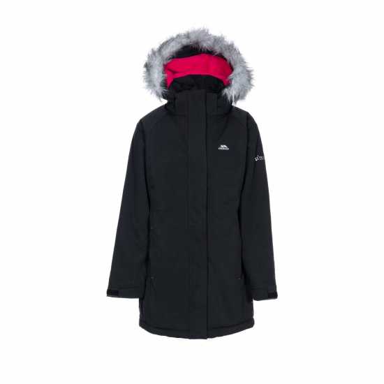 Trespass Fame Waterproof Parka Juniors Черно Trespass Fame Waterproof Parka Juniors Черно
