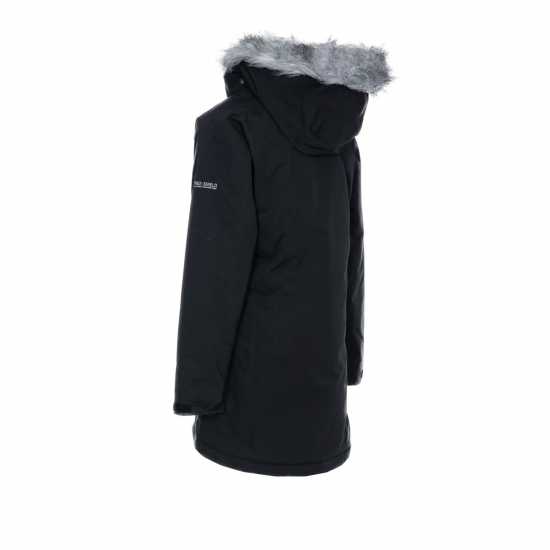 Trespass Fame Waterproof Parka Juniors Черно Trespass Fame Waterproof Parka Juniors Черно