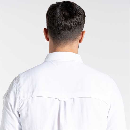Мъжки ризи Craghoppers Crag Nl Adv Ls Shirt Sn99 Оптично бяло Craghoppers Crag Nl Adv Ls Shirt Sn99 Оптично бяло Мъжки ризи