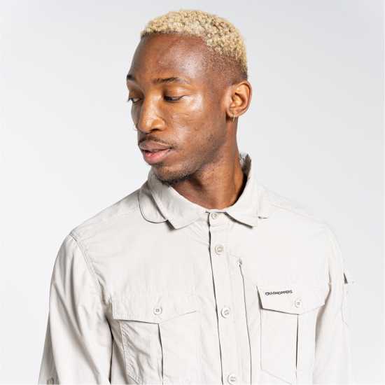 Мъжки ризи Craghoppers Crag Nl Adv Ls Shirt Sn99 Пергамент Craghoppers Crag Nl Adv Ls Shirt Sn99 Пергамент Мъжки ризи