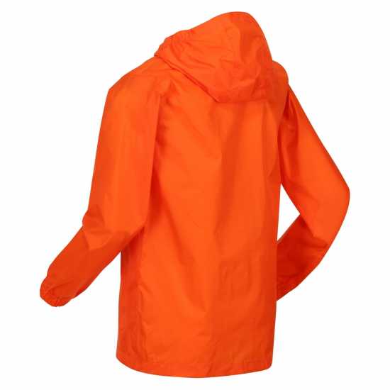 Непромокаемо Яке Regatta Kid Pack It Iii Waterproof Jacket Unisex Kids Огнено оранжево Детски якета и палта