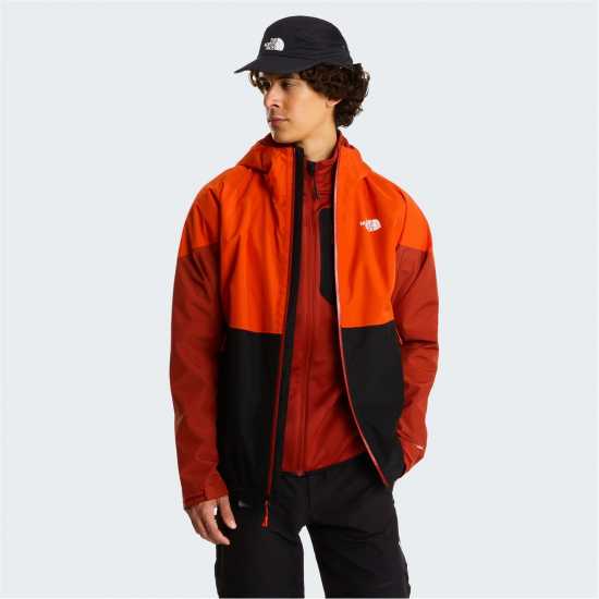 The North Face Непромокаемо Яке Mens Lightning Waterproof Jacket Clay/Black 