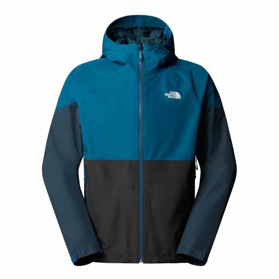 Непромокаемо Яке Мъжко The North Face Lightning Zip-In Waterproof Jacket Mens Min Ink/Grey Мъжко водонепромокаемо облекло